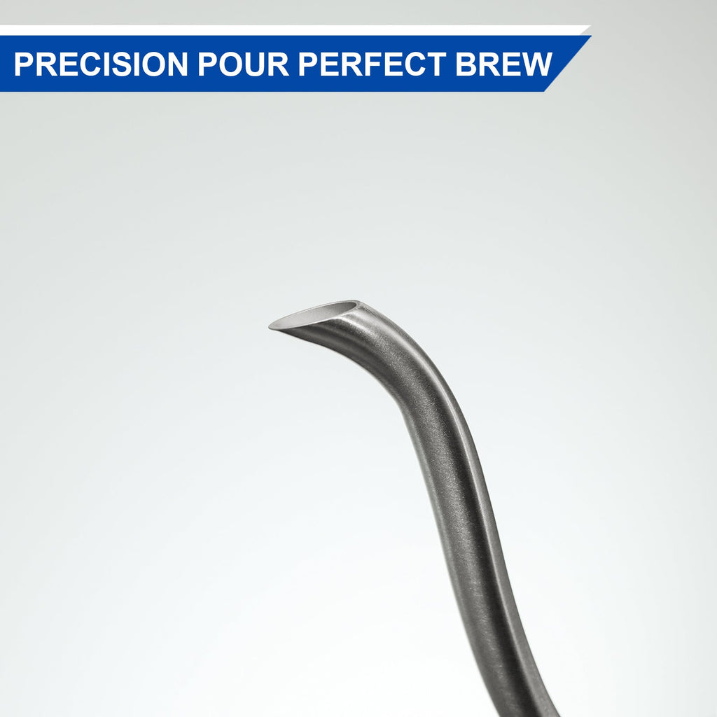 Bonavita Classic 1.0L Gooseneck Precision Temperature Electric Kettle| Tea Brew, 1200 Watt, LED Panel, Stainless Steel