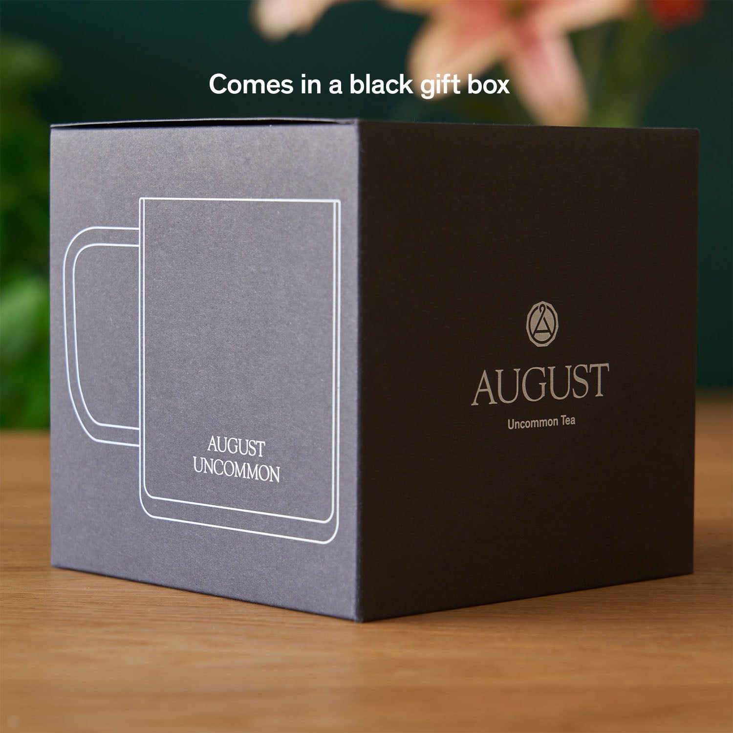 Clear Elegance August Glass Mug featuring a sleek design, perfect for cold or hot beverages. Image shows the mug in a clear finish.