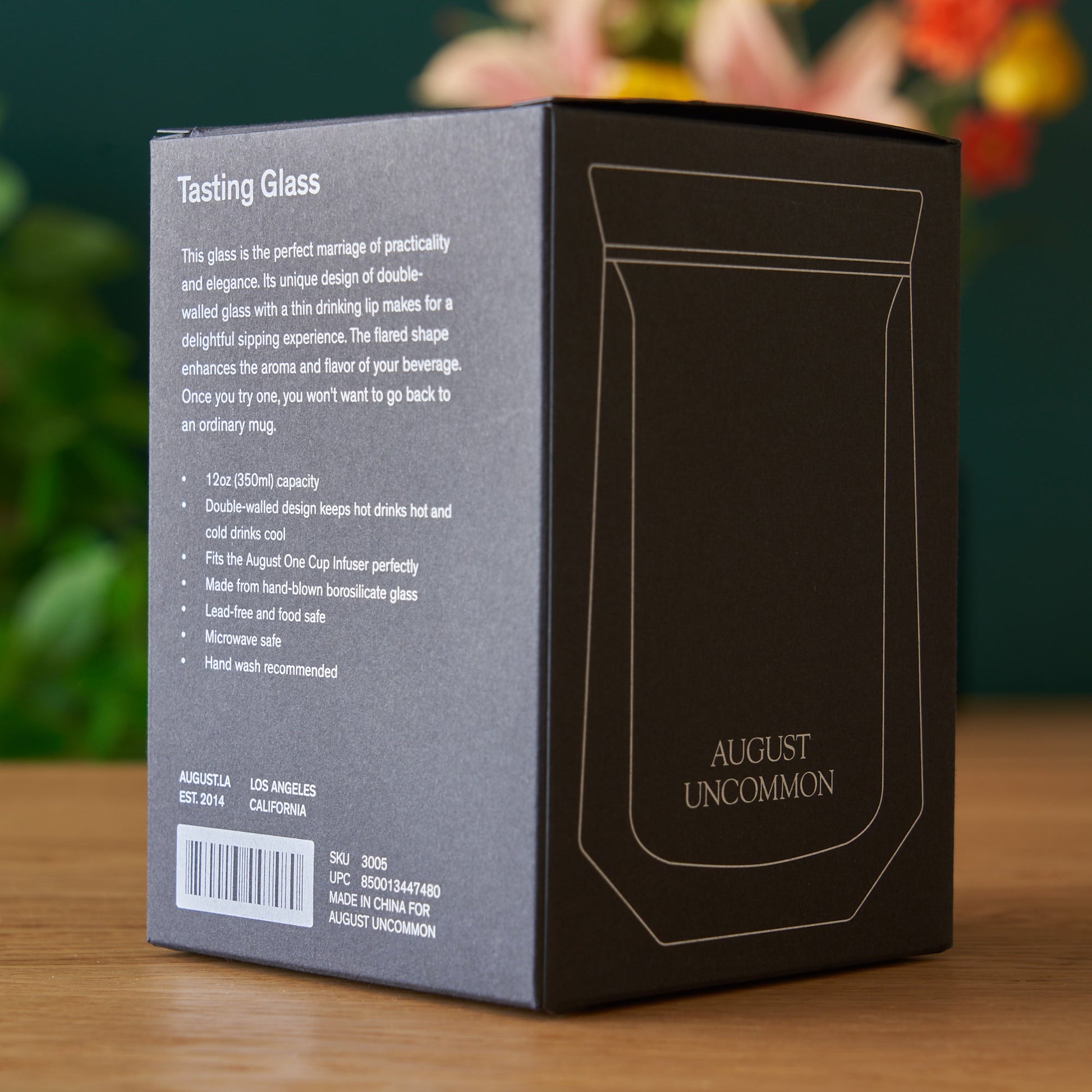 August Tasting Glass - A Refined Drinking Experience