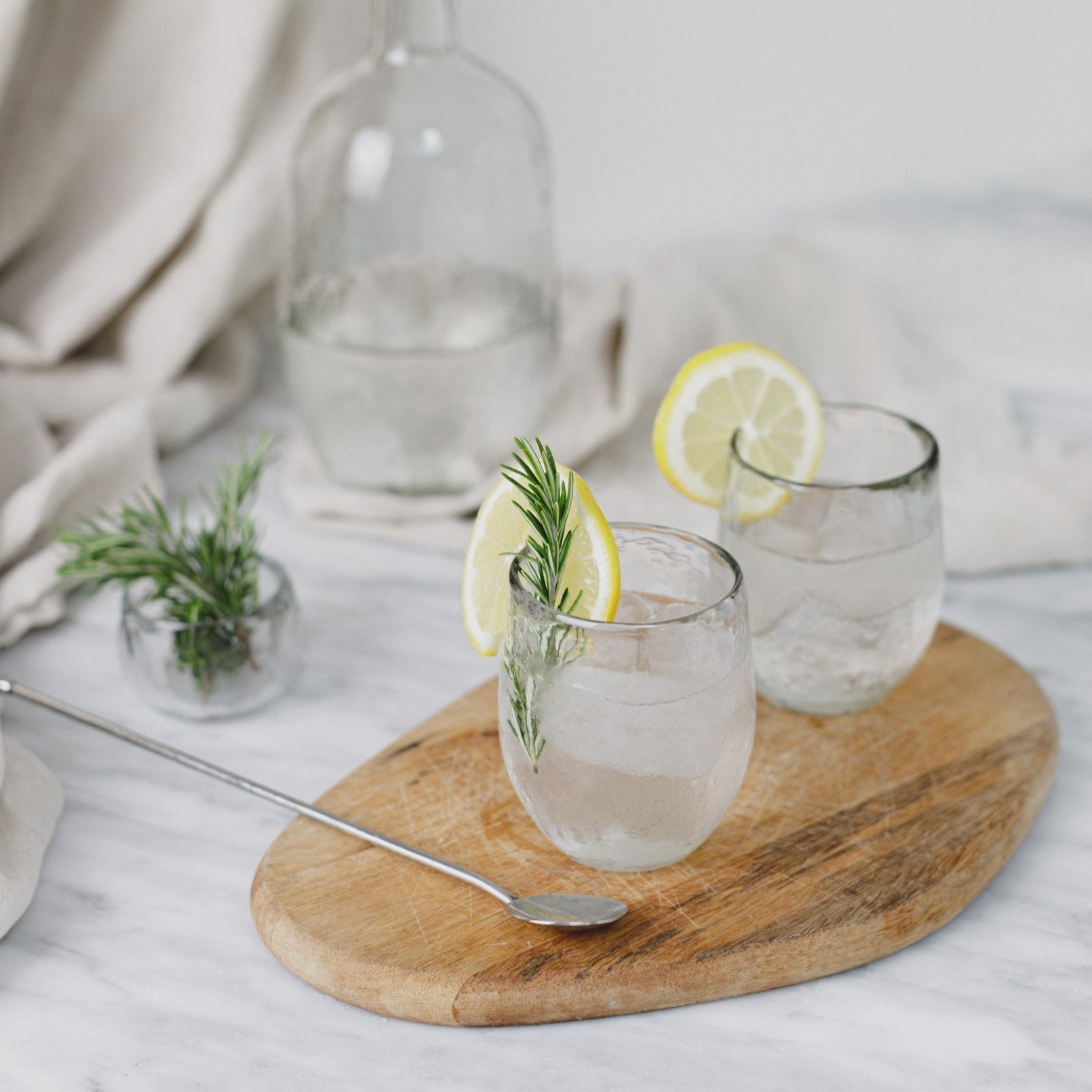 Powered by People Pebbled Spirits Glasses - Set of 4