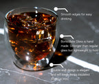 Double Wall Glass Coffee Mugs - 8.5oz/12oz