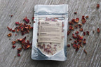 Beach House Rose Petal infused artisan culinary sugar Herbal Tea
