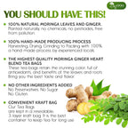 Premium Moringa Ginger Herbal Tea