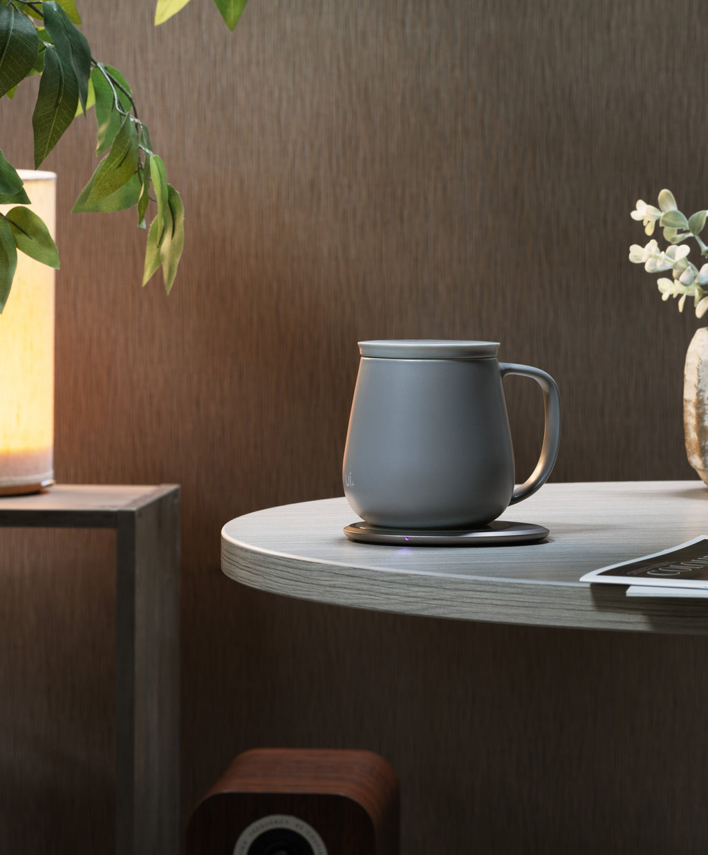 OHOM Ui+ Self-heating Mug Set - Soft Gray