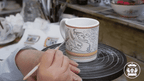 Deruta of Italy Raffaellesco Deluxe: Flared Drinking Cup Mug (11 oz.)