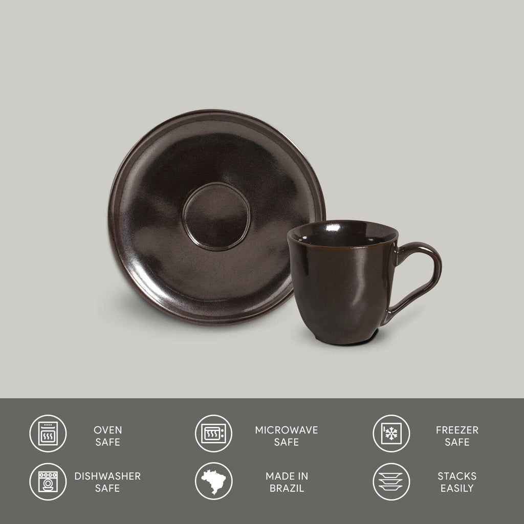 Porto Brasil Cup & Saucer Set of 6
