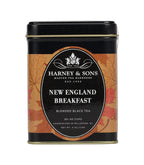 Harney & Sons New England Breakfast tea in a 4 oz decorative art label tin by Harney & Sons