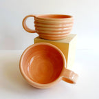 HUNNY CUP PEACH (set of two)