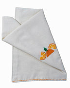 Darzah Orange Tatreez Tea Towel