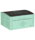 Harney & Sons Organic Peppermint tea bags in a premium 50-count package, shown against a neutral background.