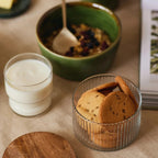 Fleck Fluted Glass Storage Jars - set of 3