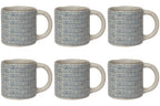 Set of 6 Scribble Element Mug