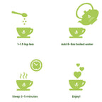 Gardenika Green Lemon Ginseng Tea, Loose Leaf, USDA Organic, Kosher – 4 Oz (113g)