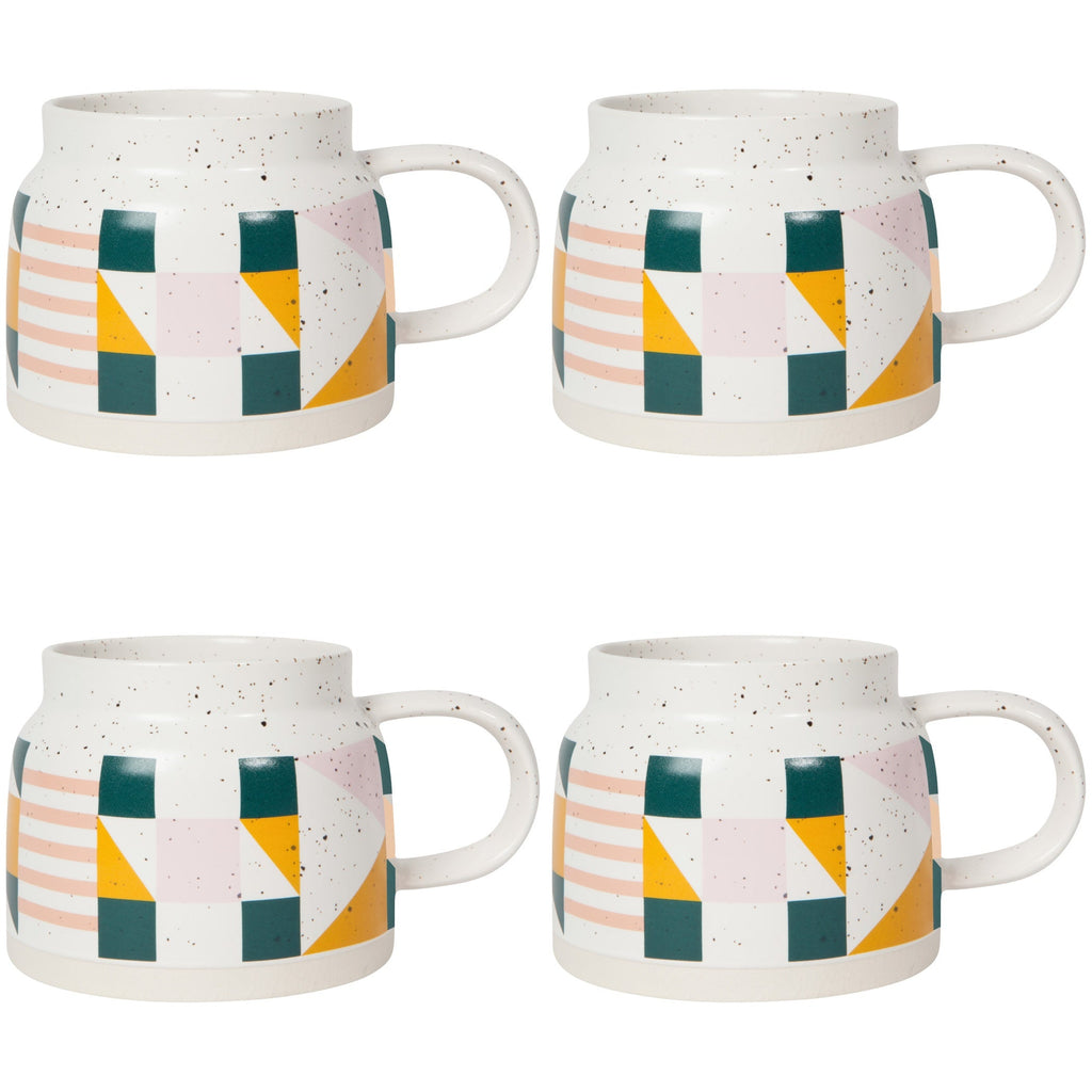Set of 4 Mug Formation Sequence