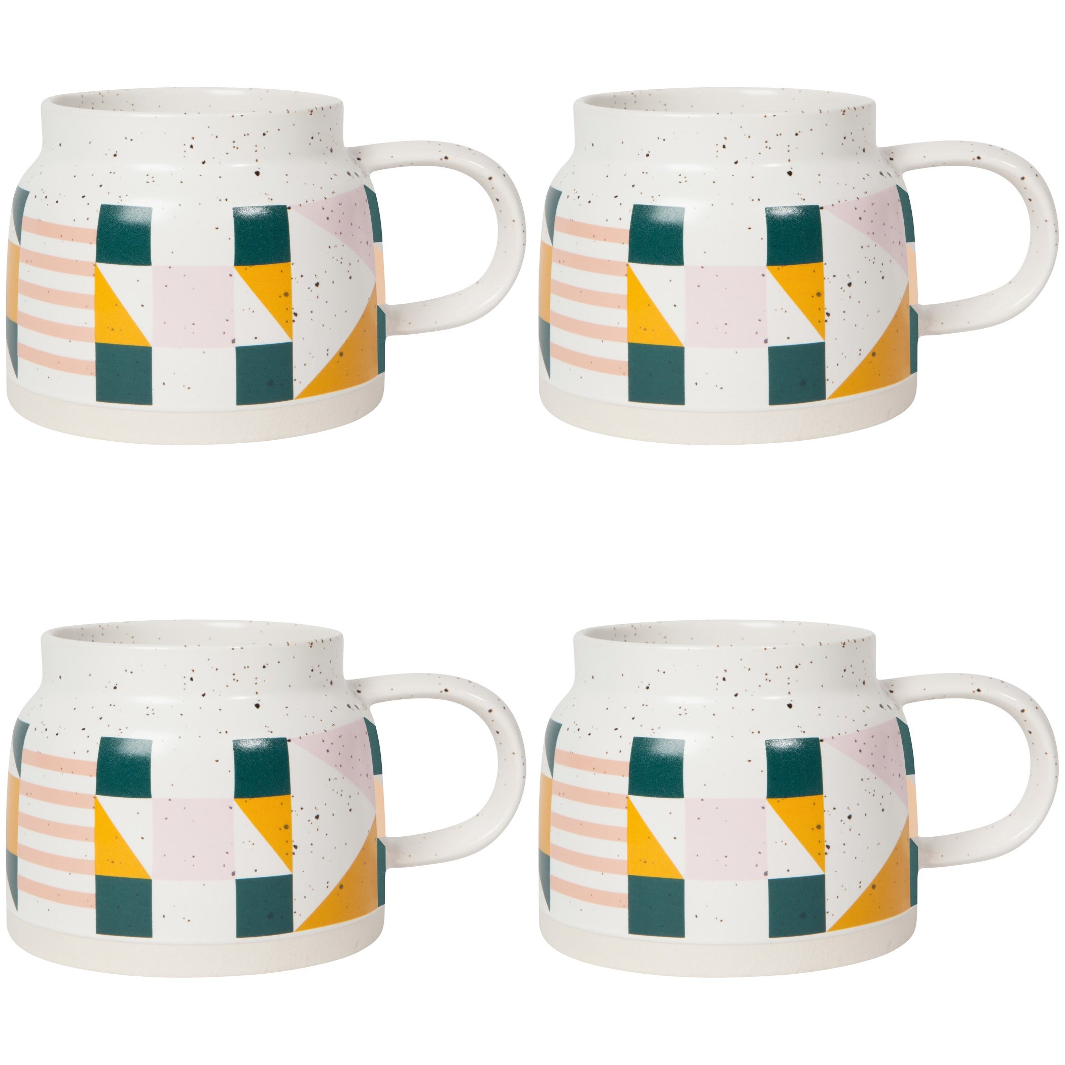 Set of 4 Mug Formation Sequence
