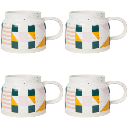 Set of 4 Mug Formation Sequence