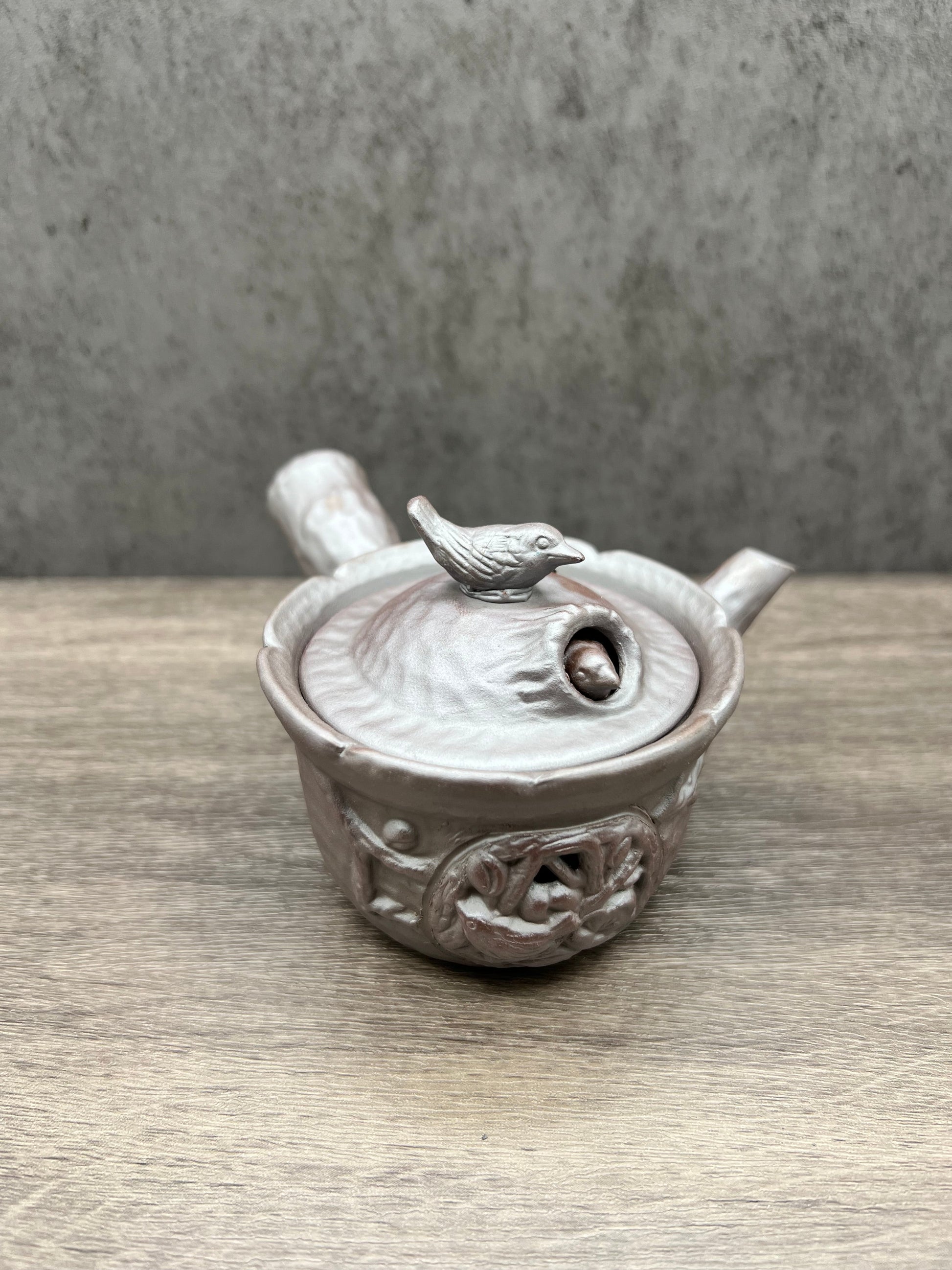 Inoue Tea Tori Tobidashi Ko Banko-yaki Kyusu - Japanese Teapot