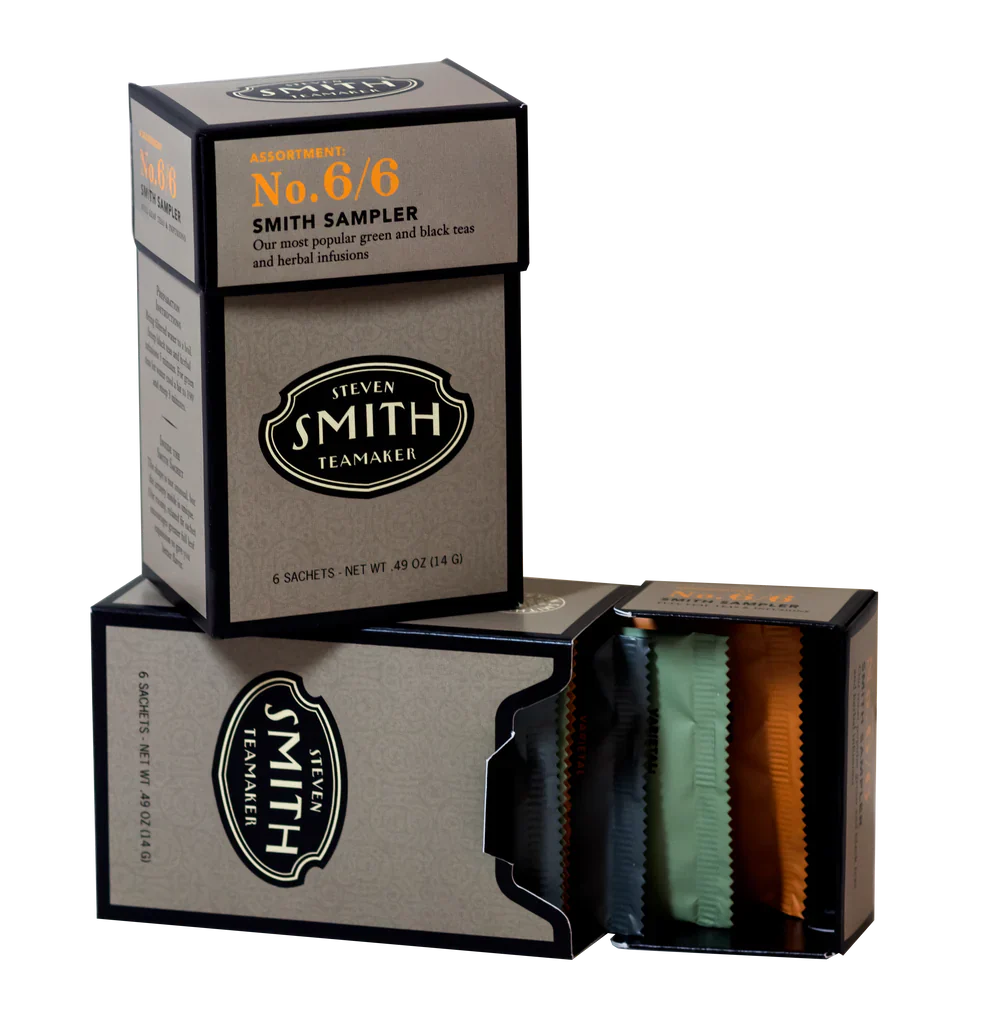 Smith Teamaker ASSORTED SAMPLER BLEND NO. 6/6 (6 TEA BAGS, 0.49 OZ)