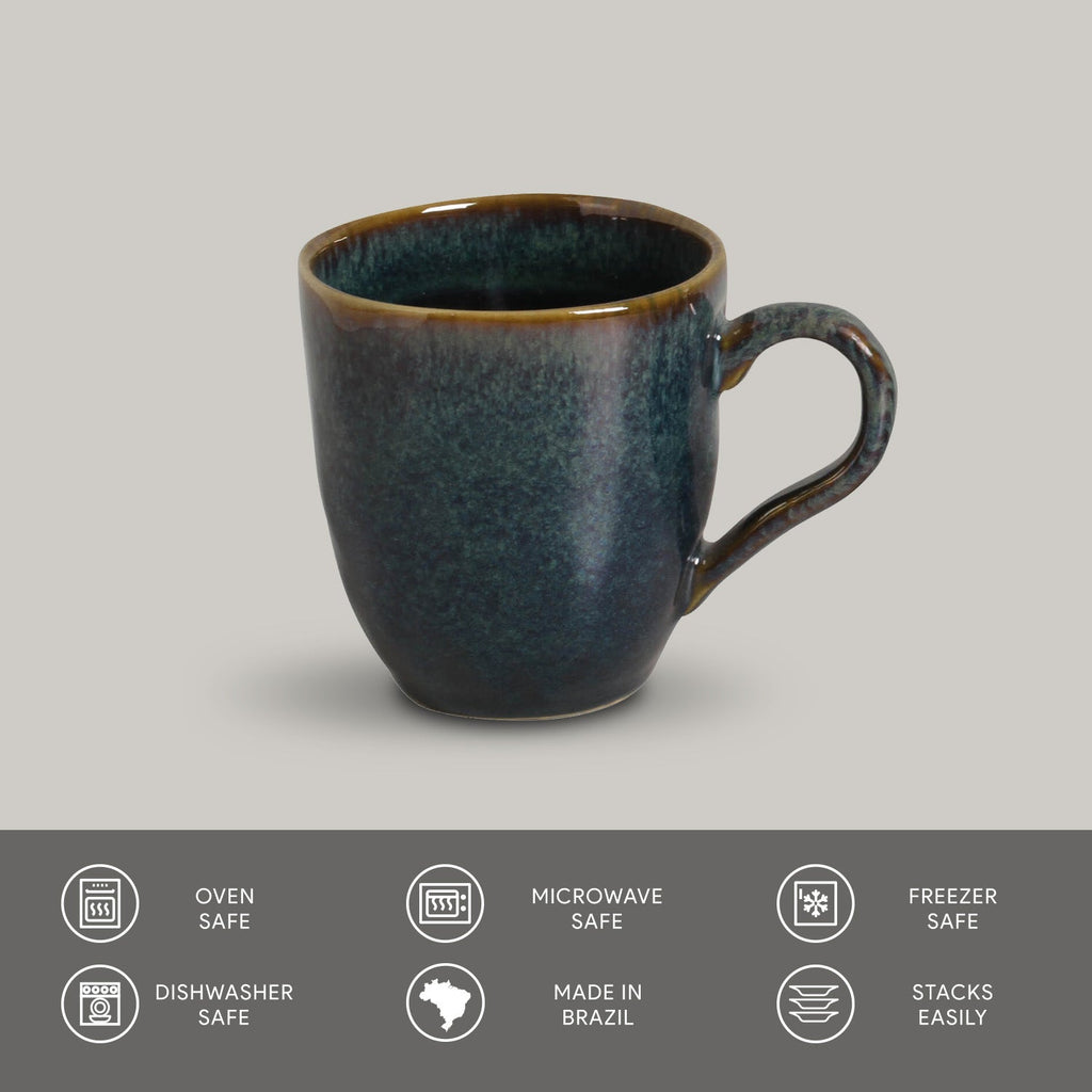 Porto Brasil Organic Mug Set of 4