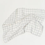 Creative Women Stone Washed Linen Tea Towel - Windowpane