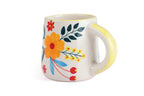 Casa Amarosa Floral Extravaganza Mug- Multi , 3.5 X 2.5 Inches ( Set of 4 )