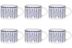 Set of 6 Porcelain Mug 12oz