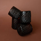 Zorro y Jaguar Bruma Amber Glass - set of 2