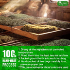 FreshDrinkUS - Natural and Premium Herbal Super Moringa Herbal Tea, Improve Digestion, Support Brain, Weight, Skin and Sleep, Eco-Conscious Tea Bags