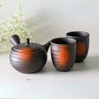 Aprika Life Japanese Kyusu Set - Teapot with Filters (270ml) and Two Cups
