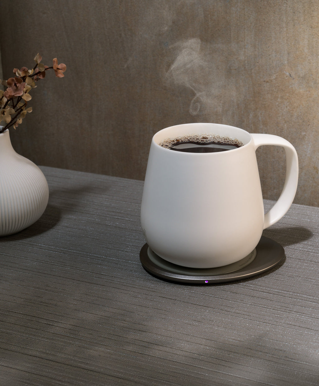 OHOM Ui+ Self-heating Mug Set - Jasmine White