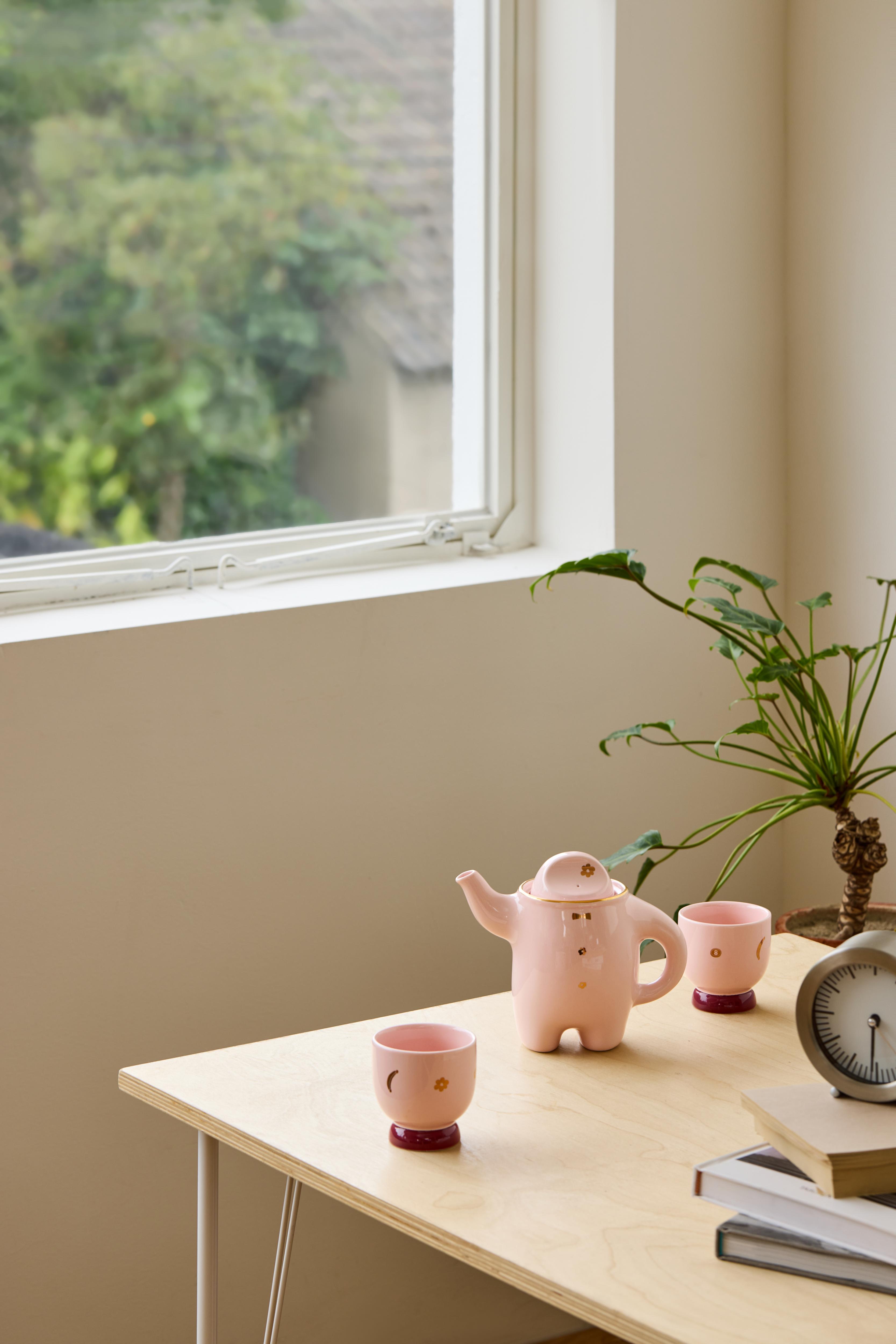 WEKUKU Brew Buddy Teapot (Pink)