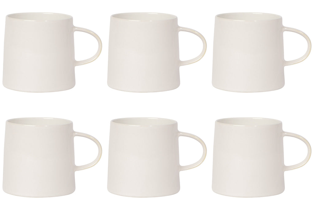 Set of 6 Mug Aquarius Oyster