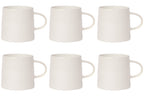 Set of 6 Mug Aquarius Oyster