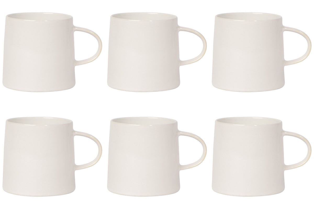 Set of 6 Mug Aquarius Oyster