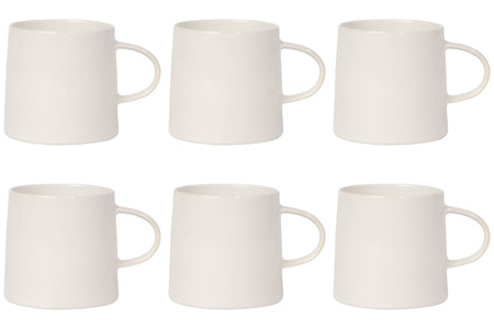 Set of 6 Mug Aquarius Oyster