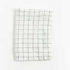 Creative Women Stone Washed Linen Tea Towel - Windowpane