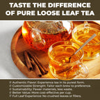 Gardenika Organic Serenity Glow Herbal Tea with Tulsi & Rooibos, Metabolism Support - Stress Relief - Caffeine Free - 55+ Cups - USDA Organic & Kosher - 4 oz (113g)