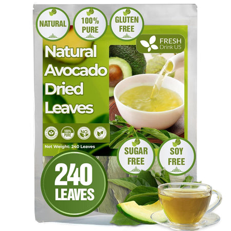 FreshDrinkUS Avocado Leaf Tea — Whole Dried Leaves