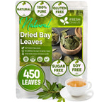 Premium Dried Bay Leaves, Tea Bags, Powder, Bay Leaves Spice, Whole Nice Leaves, Wildcrafted, Fresh Harvested, Bay Leaves For Cooking, Sugar-Free, Gluten Free, Caffeine Free, Vegan Herbal Tea