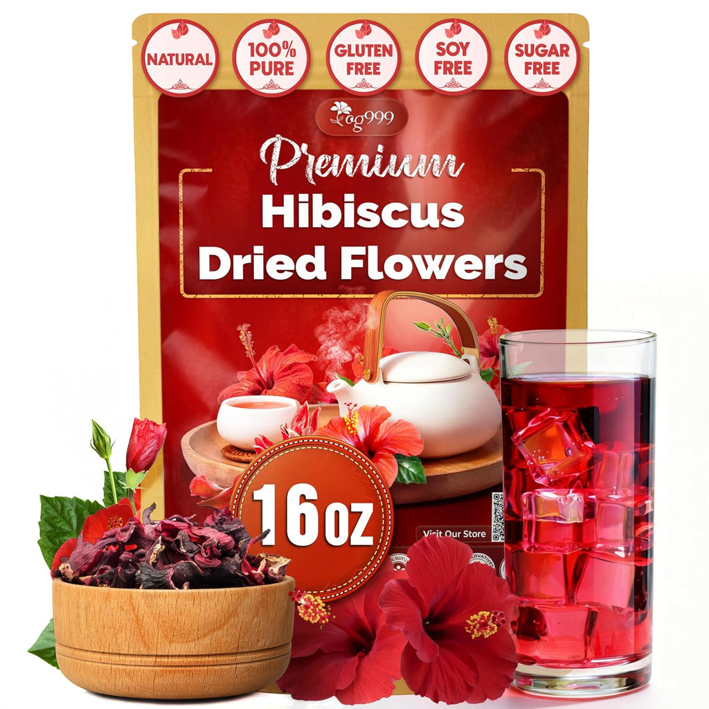 FreshDrinkUS Hibiscus Flower Tea Bags