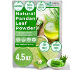 Natural Pandan Leaves Dried, Pandan Leaf Powder, 100% Pure Dried Pandan Leaves, Pandan Leaf Tea, No Additives, No Caffeine, Vegan Herbal Tea