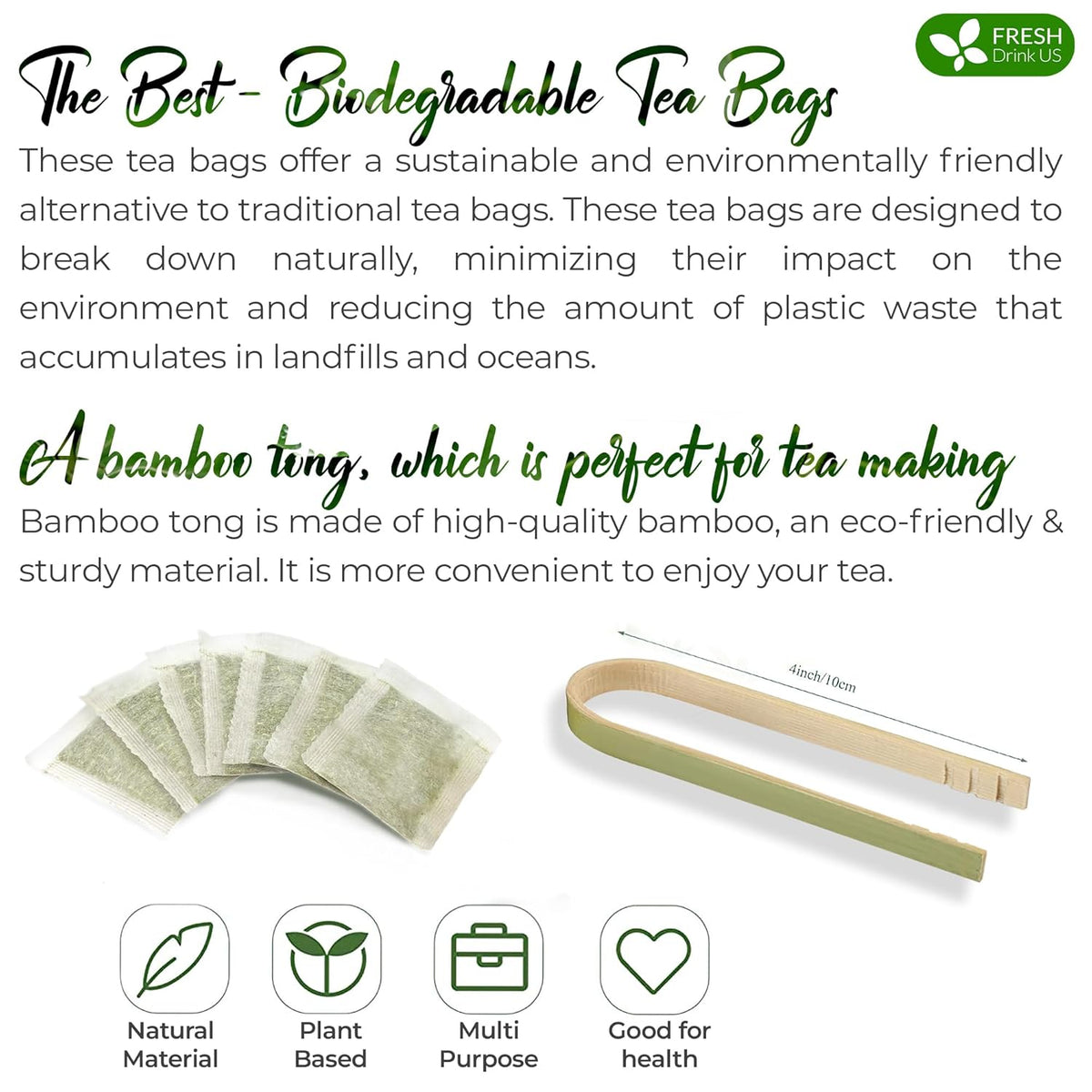 Premium Papaya Leaf Tea Bags, Made with Natural Material Tea Bags. No Sugar, No Caffeine, No Gluten, Vegan. Herbal Tea