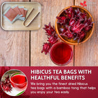 FreshDrinkUS Hibiscus Flower Tea Bags