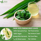 Natural Pandan Leaves Dried, Pandan Leaf Powder, 100% Pure Dried Pandan Leaves, Pandan Leaf Tea, No Additives, No Caffeine, Vegan Herbal Tea