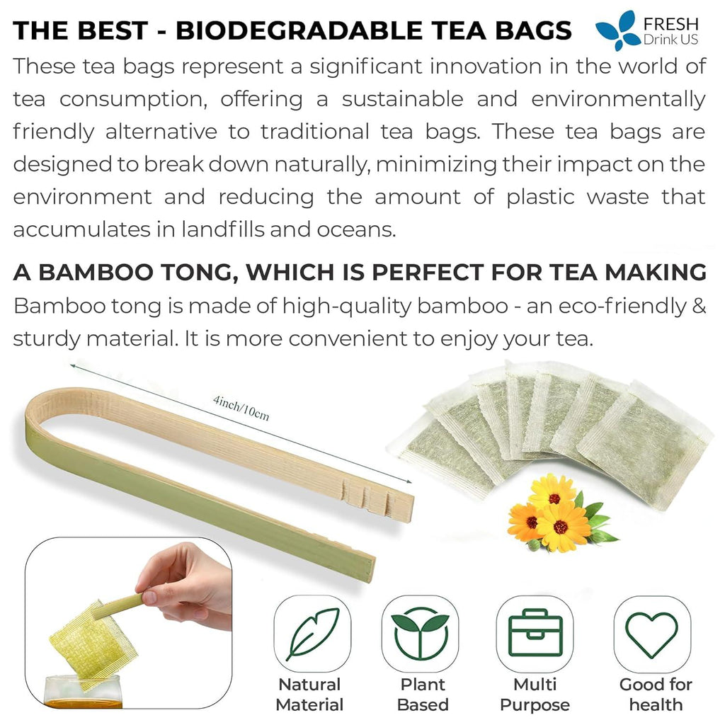 Premium Nettle Leaf Tea Bags, 100% Natural & Pure, Stinging Nettle Leaf Tea, Nettle Leaf Tea, Burn Nettle, Stinging Nettle, Nettle Tea, Stinger Tea, No Sugar/Caffeine & Gluten, Vegan Herbal Tea