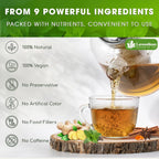 FreshDrinkUS - Natural and Premium Herbal SIimming Detox Tea Caffeine Free - Herbal Tea with Chamomile, Hibiscus Tea & Ginger Root