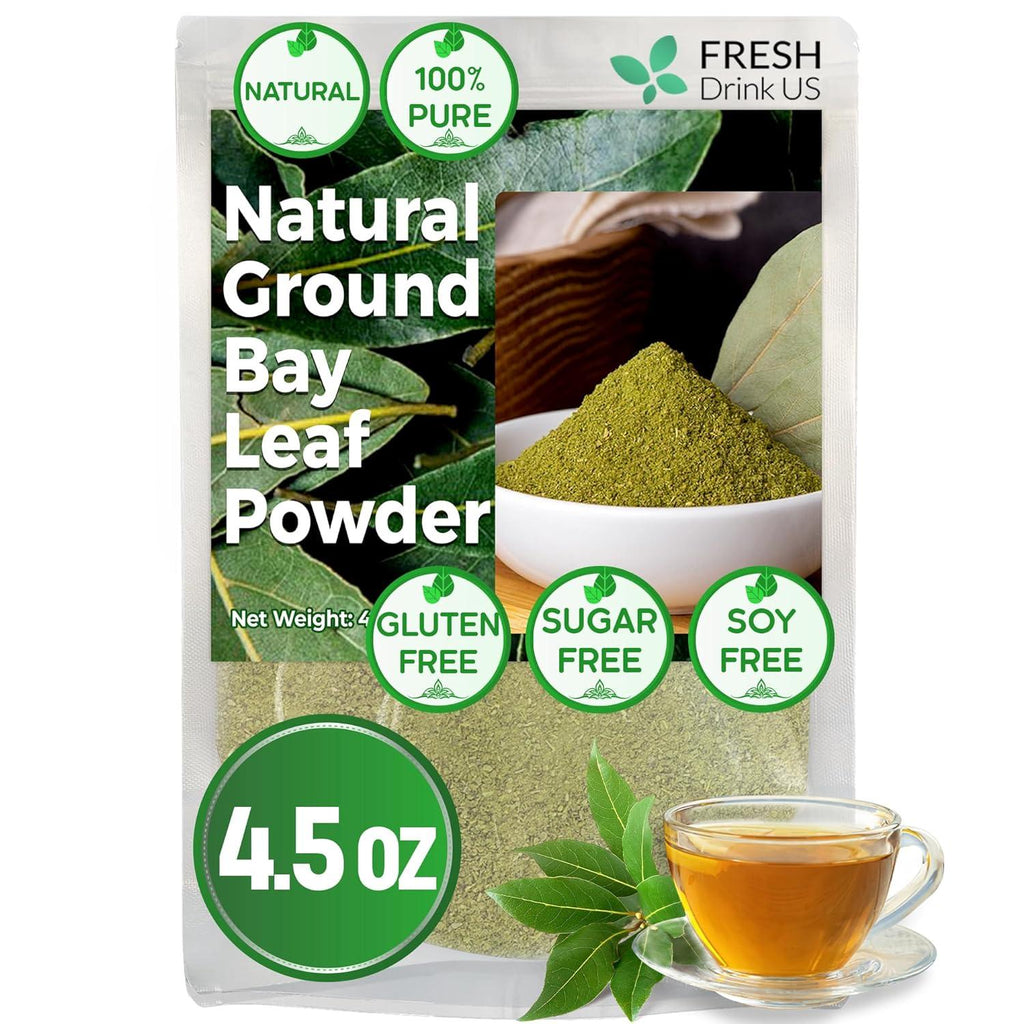 Premium Dried Bay Leaves, Tea Bags, Powder, Bay Leaves Spice, Whole Nice Leaves, Wildcrafted, Fresh Harvested, Bay Leaves For Cooking, Sugar-Free, Gluten Free, Caffeine Free, Vegan Herbal Tea