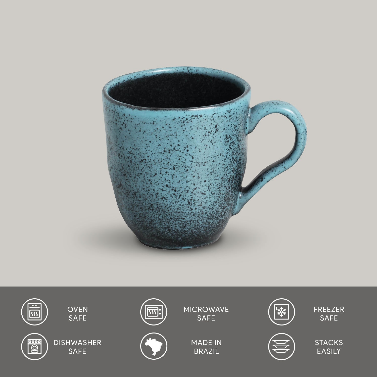 Porto Brasil Organic Mug Set of 4