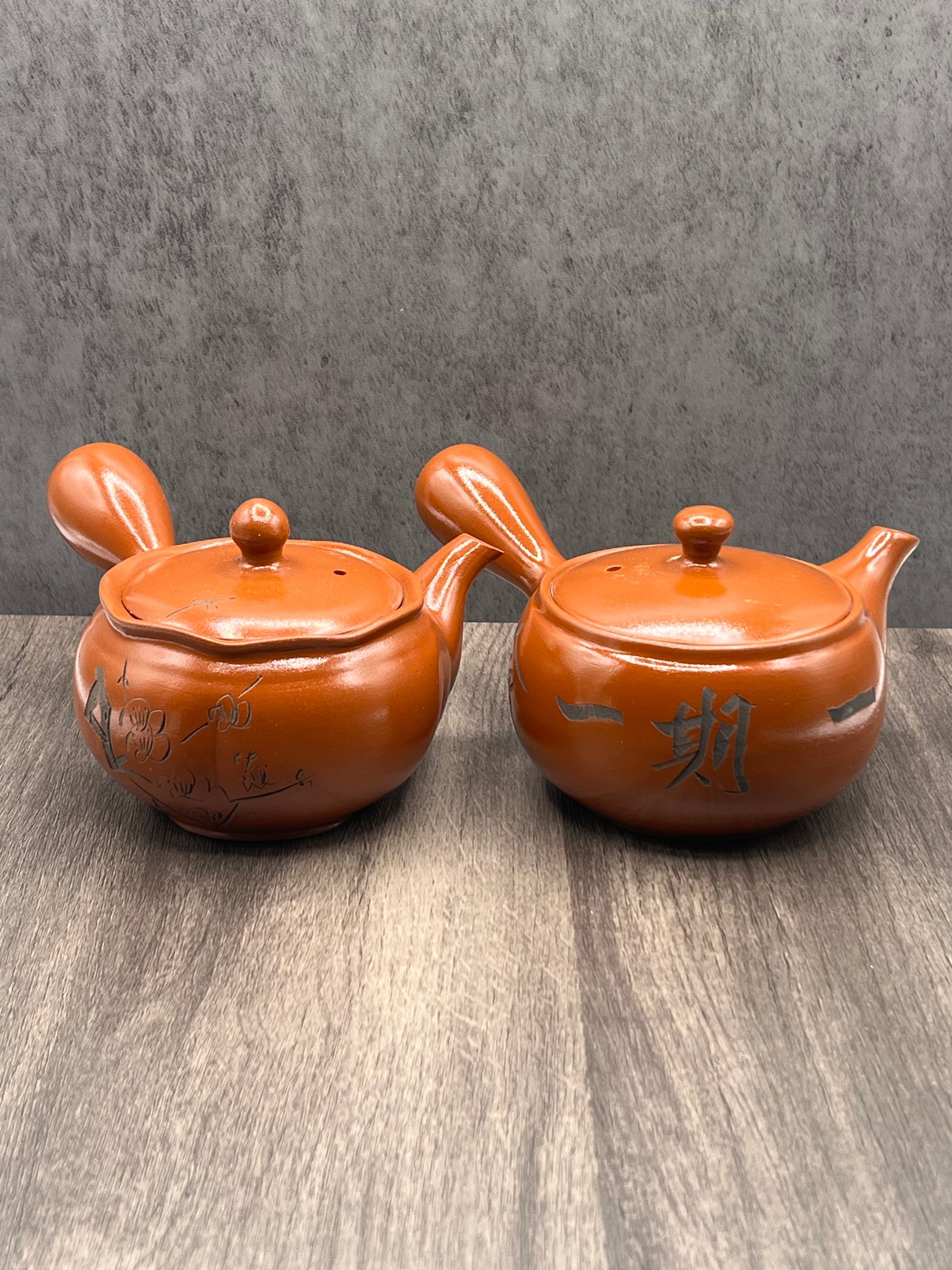 Inoue Tea Shuiro Red Tokoname-yaki Kyusu - Japanese Teapot