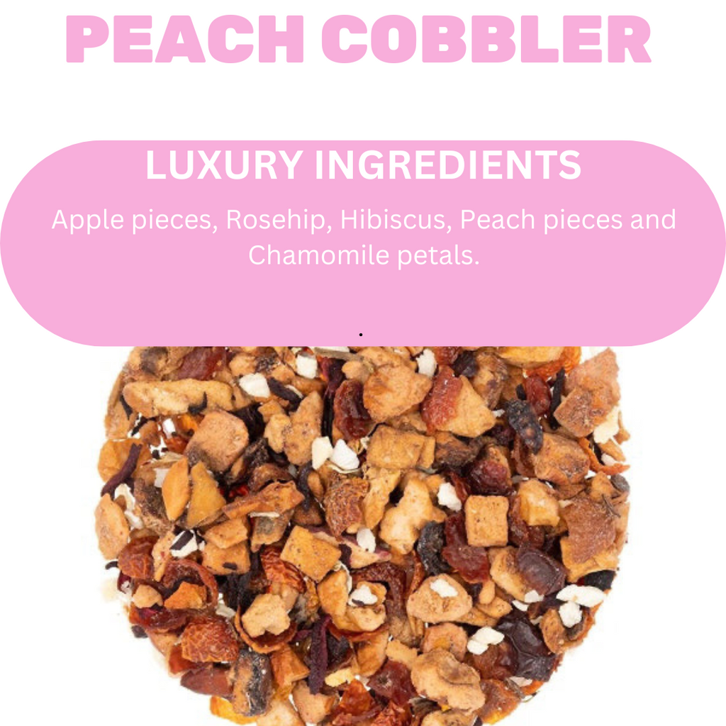 Tea Please Peach Cobbler